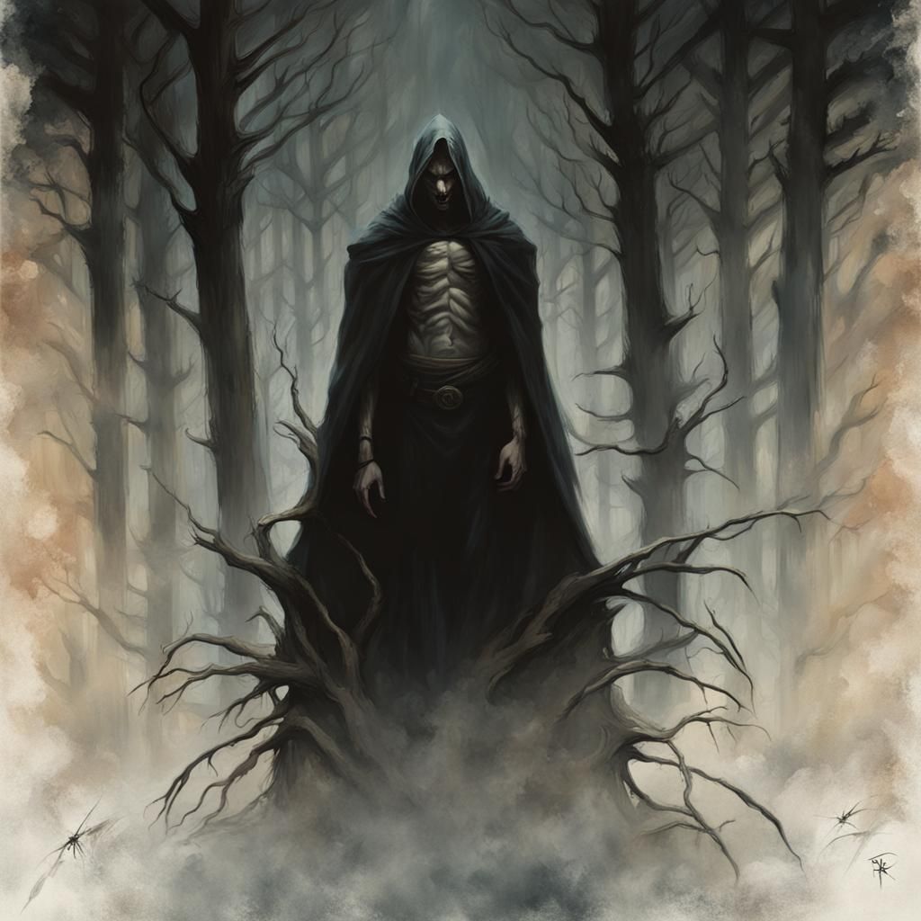 Sinister Hollow Scene by Rutkowski