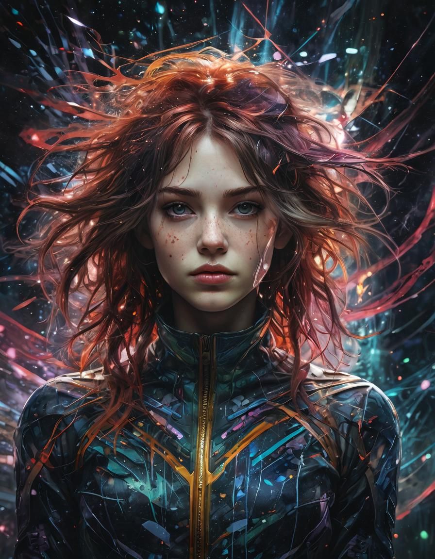 Magical Dark-Rainbowscape in Hyper-Realistic Digital Art