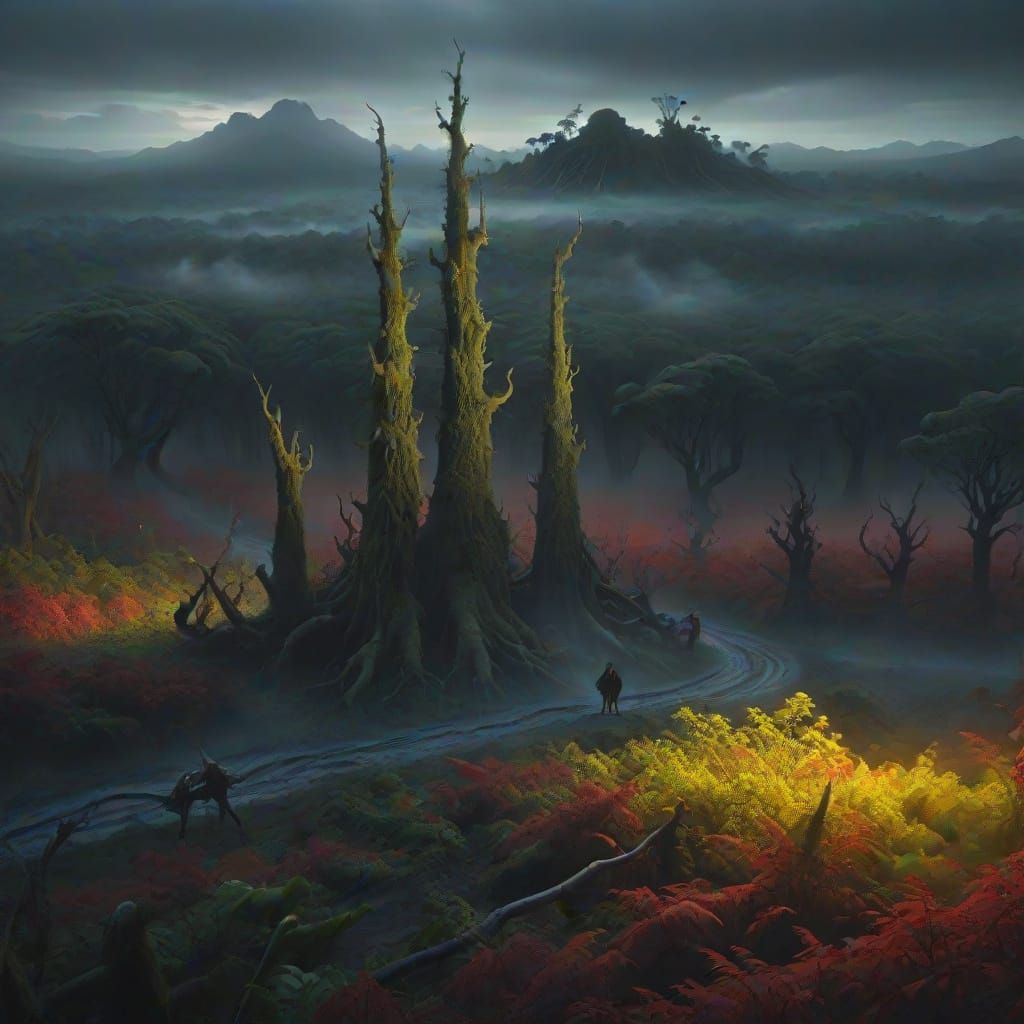 Monsters Lurk in a Dark Wood, a Traveller's Perilous Journey