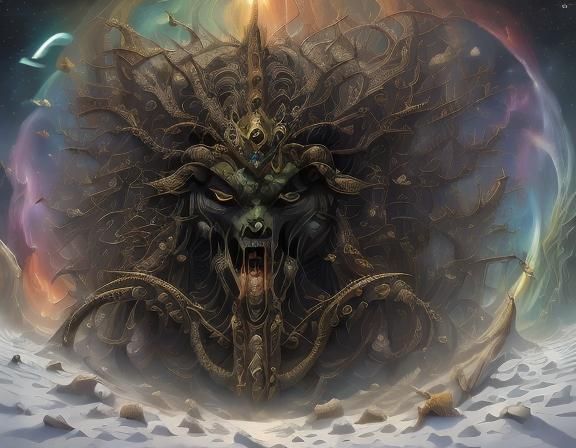 Cosmic Horror with Alien Aurora