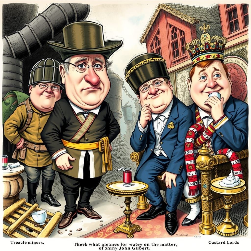 Victorian Satire: Treacle Miners and Custard Lords