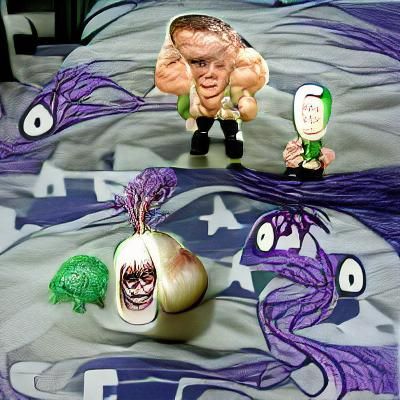Onion Monster Confronts John Cena in Nightmare