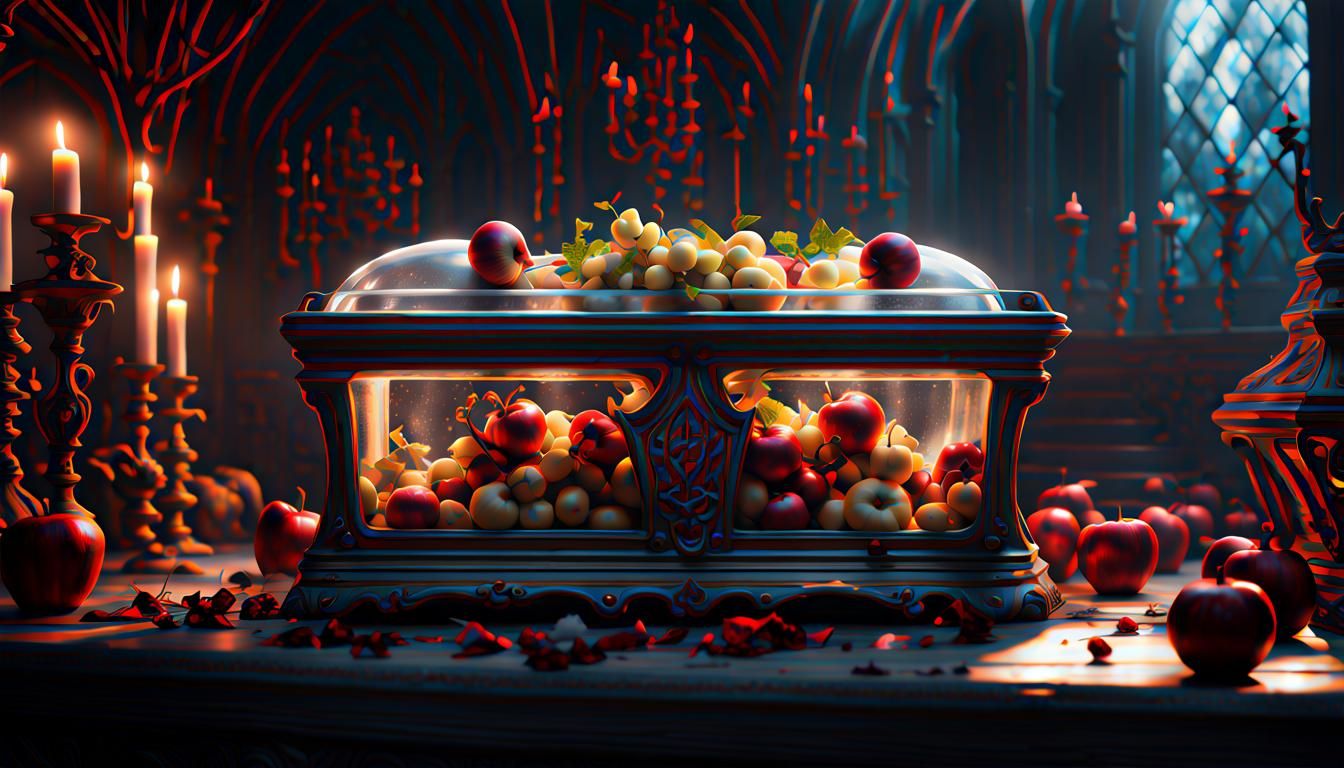Snow White's Death: Detailed Matte Painting