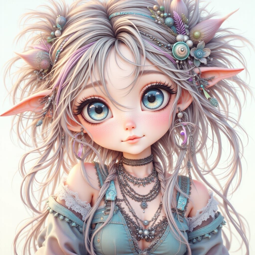 Abstract Bohemian Whimsy Art