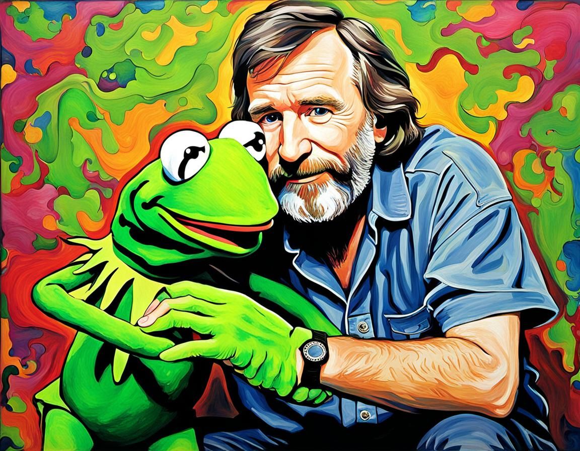 Jim and Kermit
