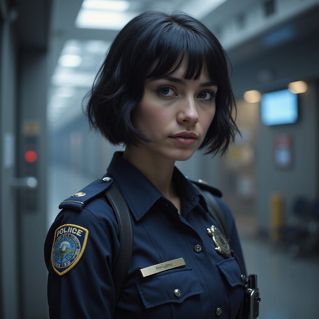 Scifi police officer...