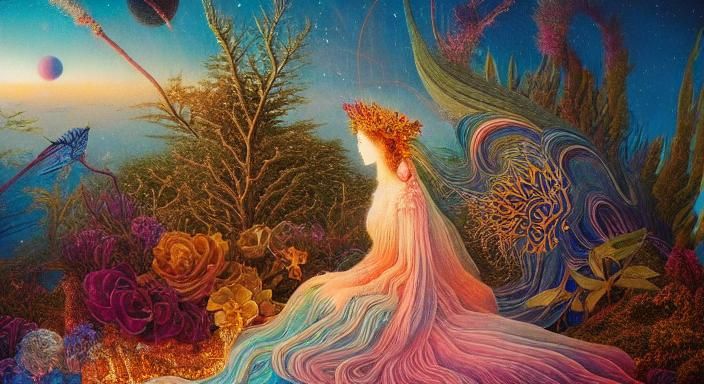 Soul in Orbit: Surreal Collage Art