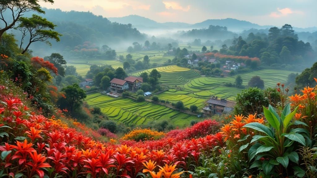 Vietnam's Fiery Incense Fields and Emerald Tea Plantations