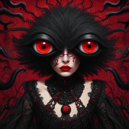 Surrealist Dancing Figure in Rich Colors