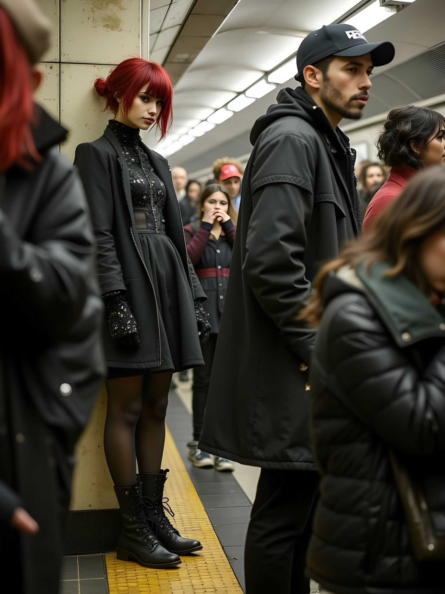 Goth Candid Portrait