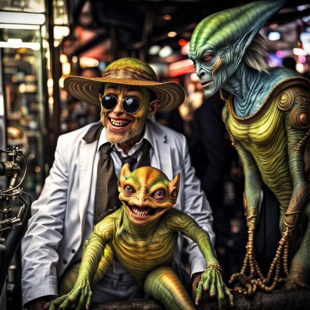 Photorealistic Aliens: Beautiful, Strange, and Complex