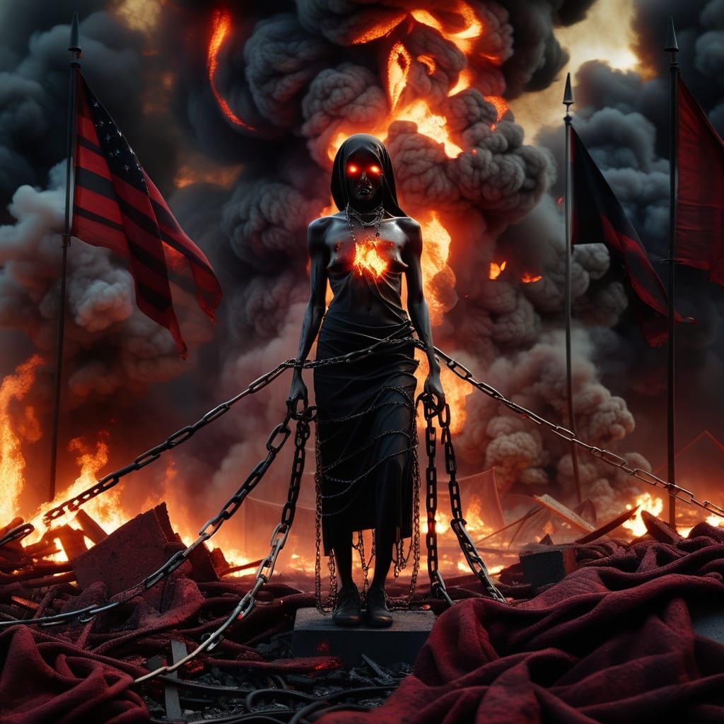 Eerie Dystopian Surrealism: Embodiment of Sedition