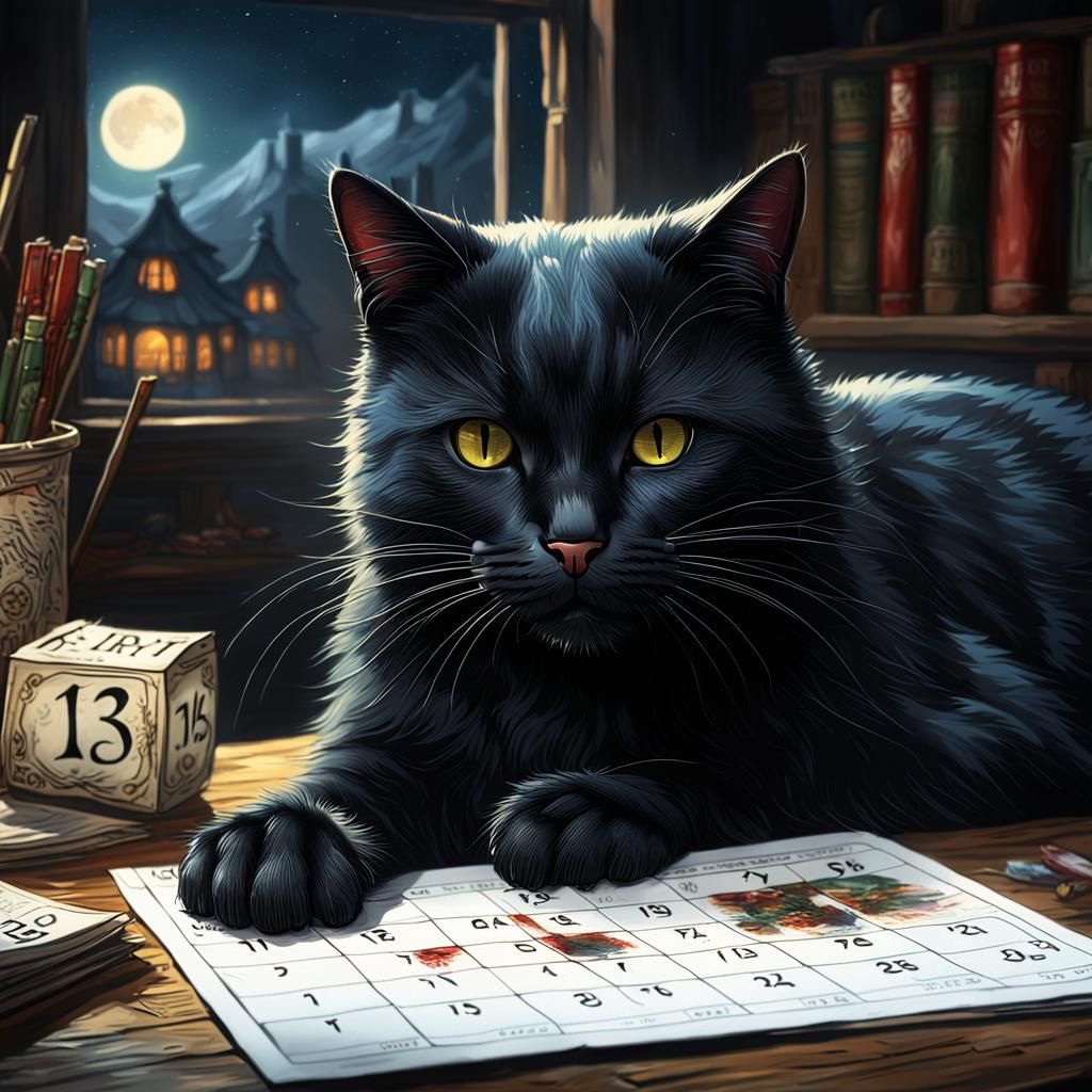 Black Cat Announces Friday the 13th in Digital Art