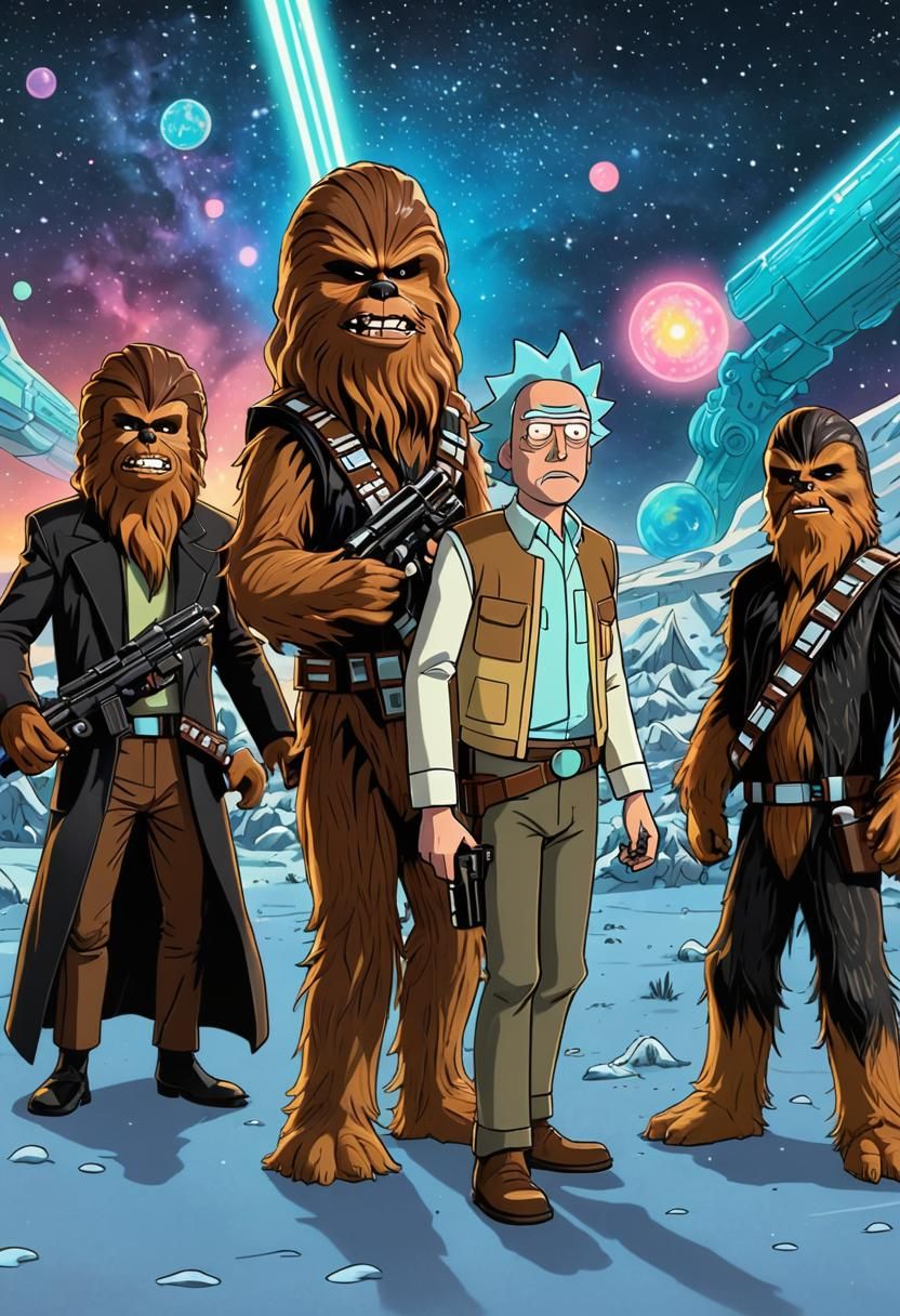 Rick and Morty Star Wars Mashup
