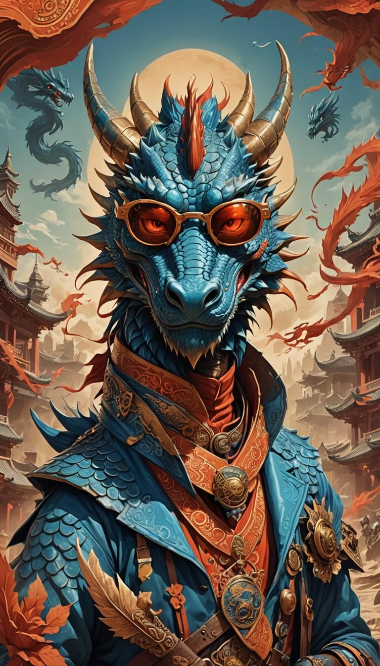 blue dragon