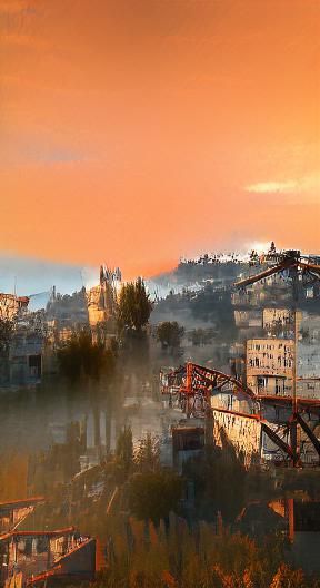 Dying Light 2 Inspired Matte Background in 8K