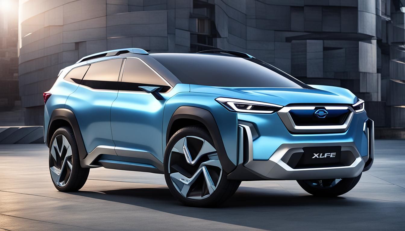Futuristic 2024 Subaru X-Life Concept Car in HDR