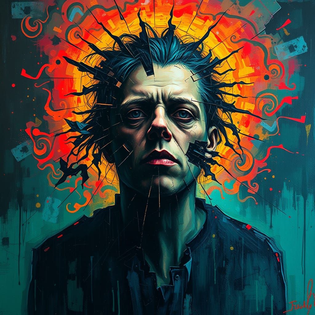 Turmoil in a Kaleidoscope: A Haunting Portrait of Mental Tur...