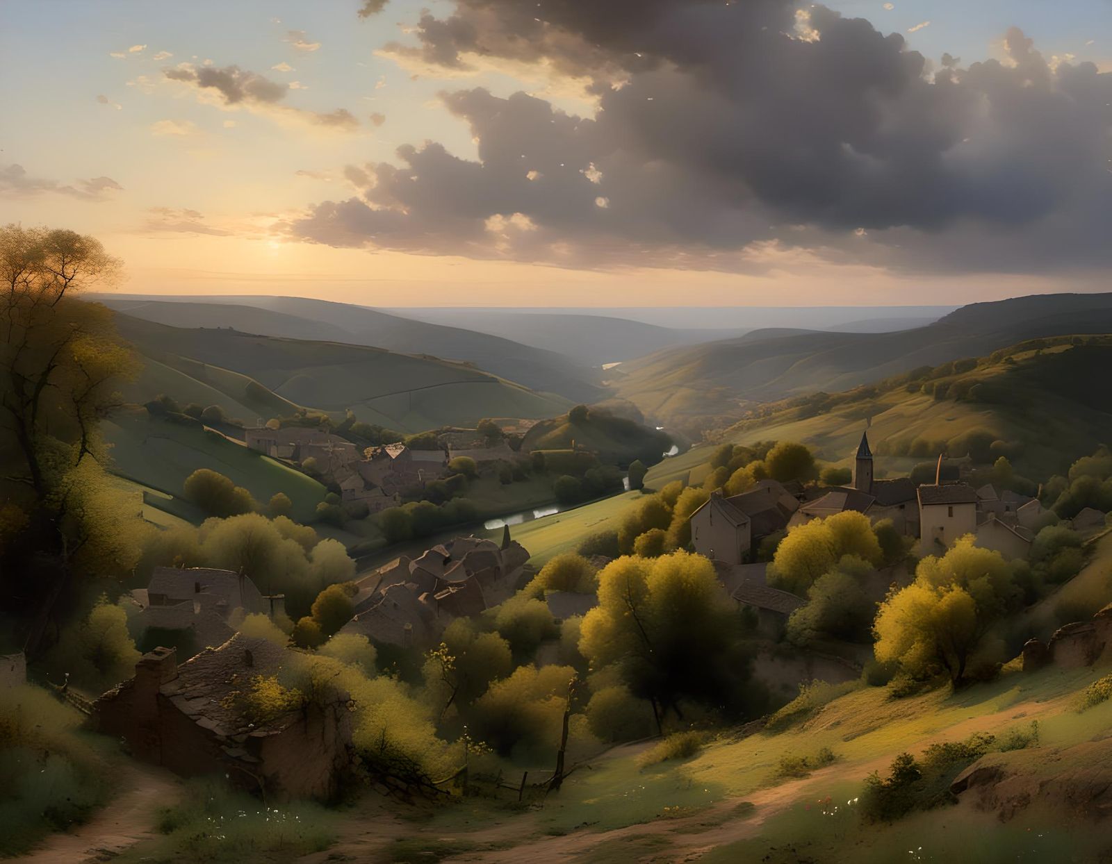 "Peut-être plus loin par là..."