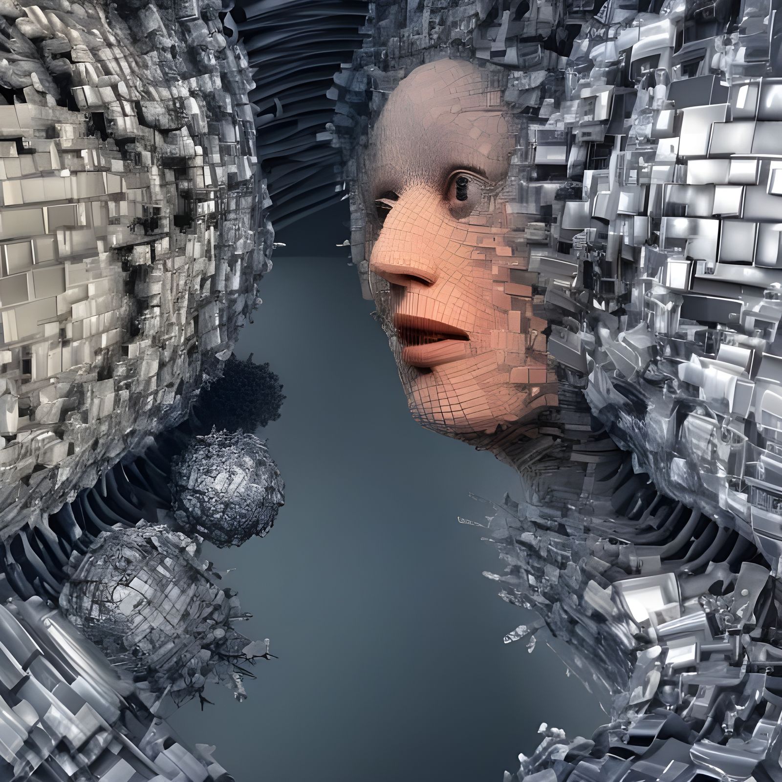 Hyperdetailed Fractal Art in Photorealistic Style