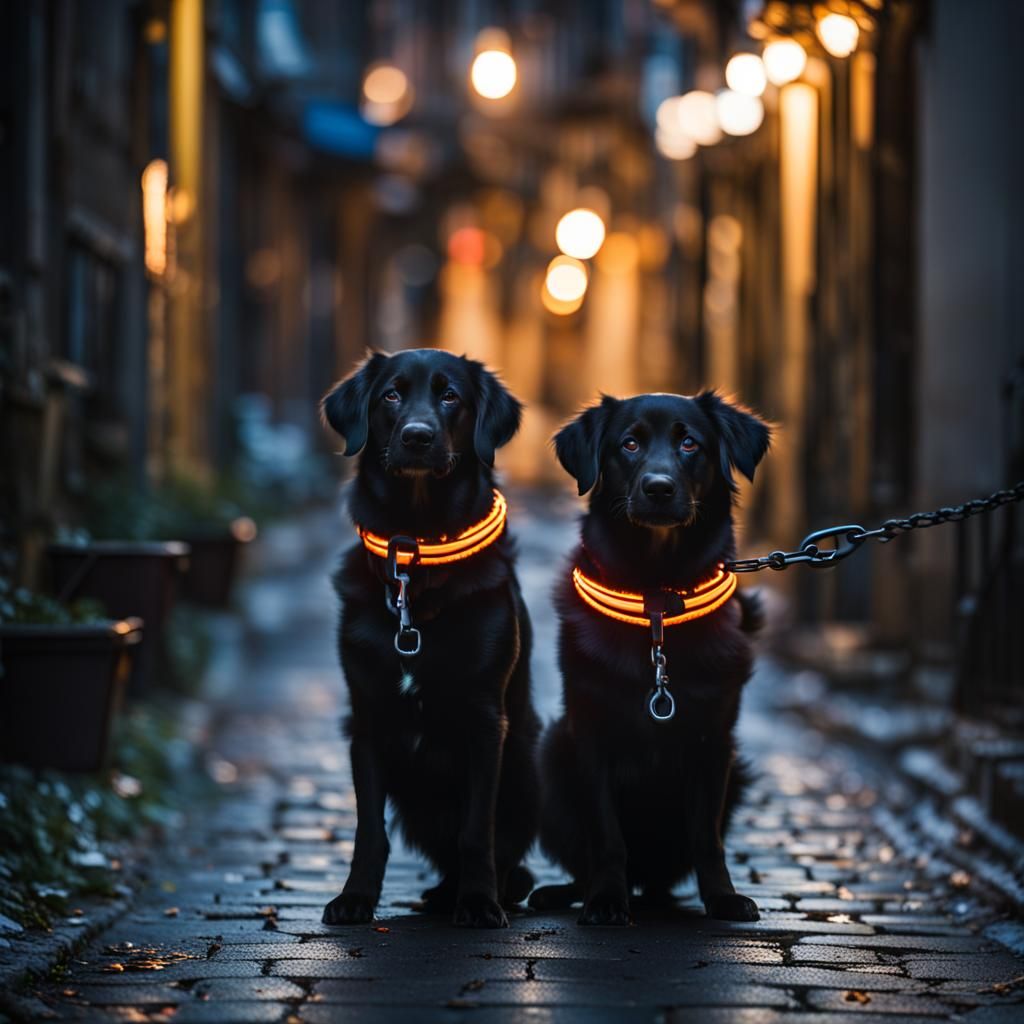 Three-Headed Dog Cerberus Takes a Fiery Leash for a Dark Str...