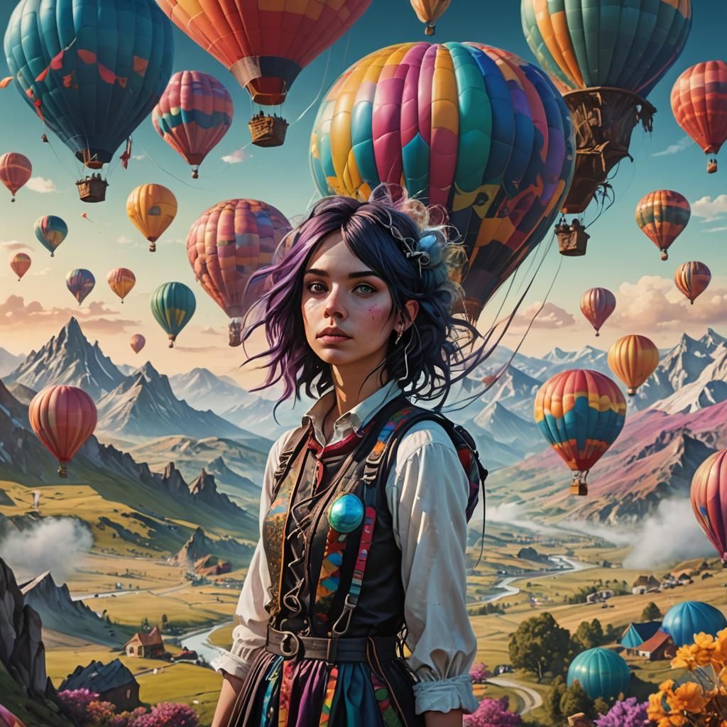 Alpine Hot Air Balloon Festival with Punky Girl