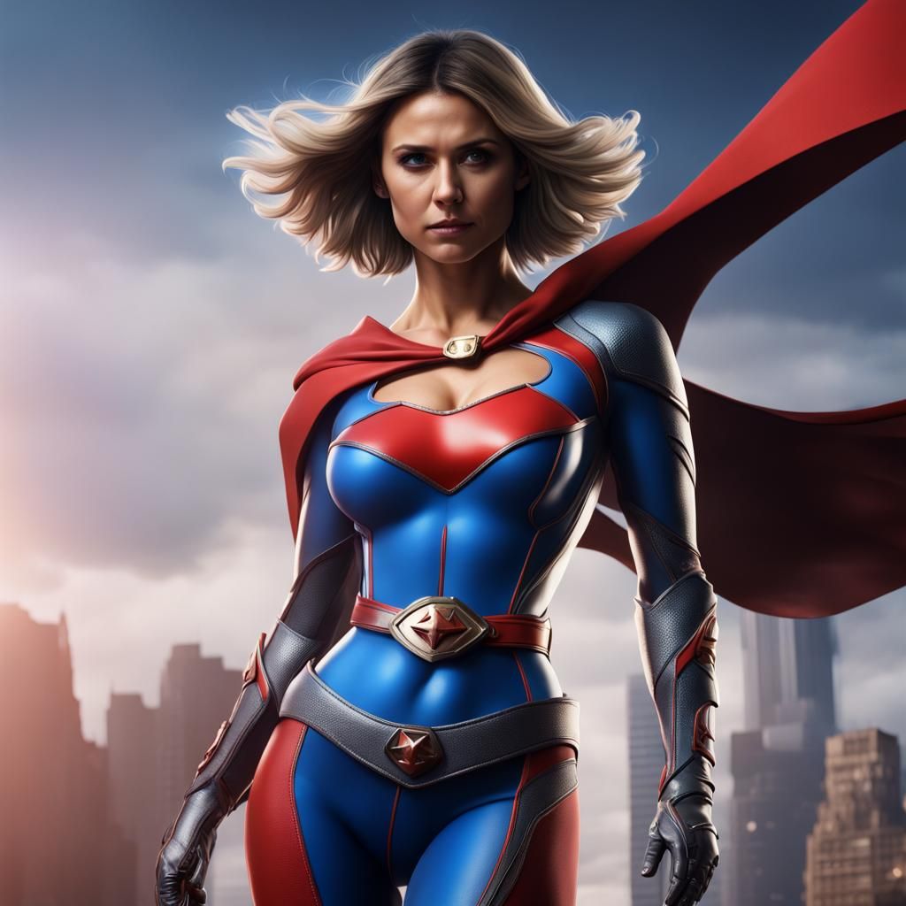 Nina Dobrev as Powergirl.