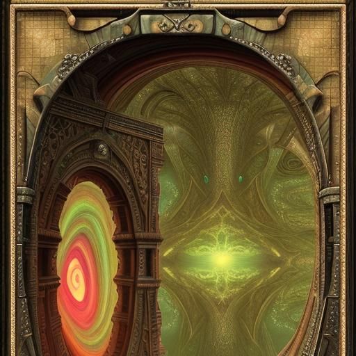 Psychedelic Fractal Dreamscape in 3D