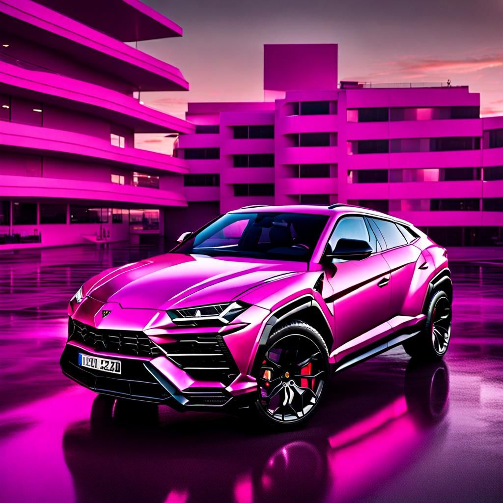 Lamborghini Urus in Magenta