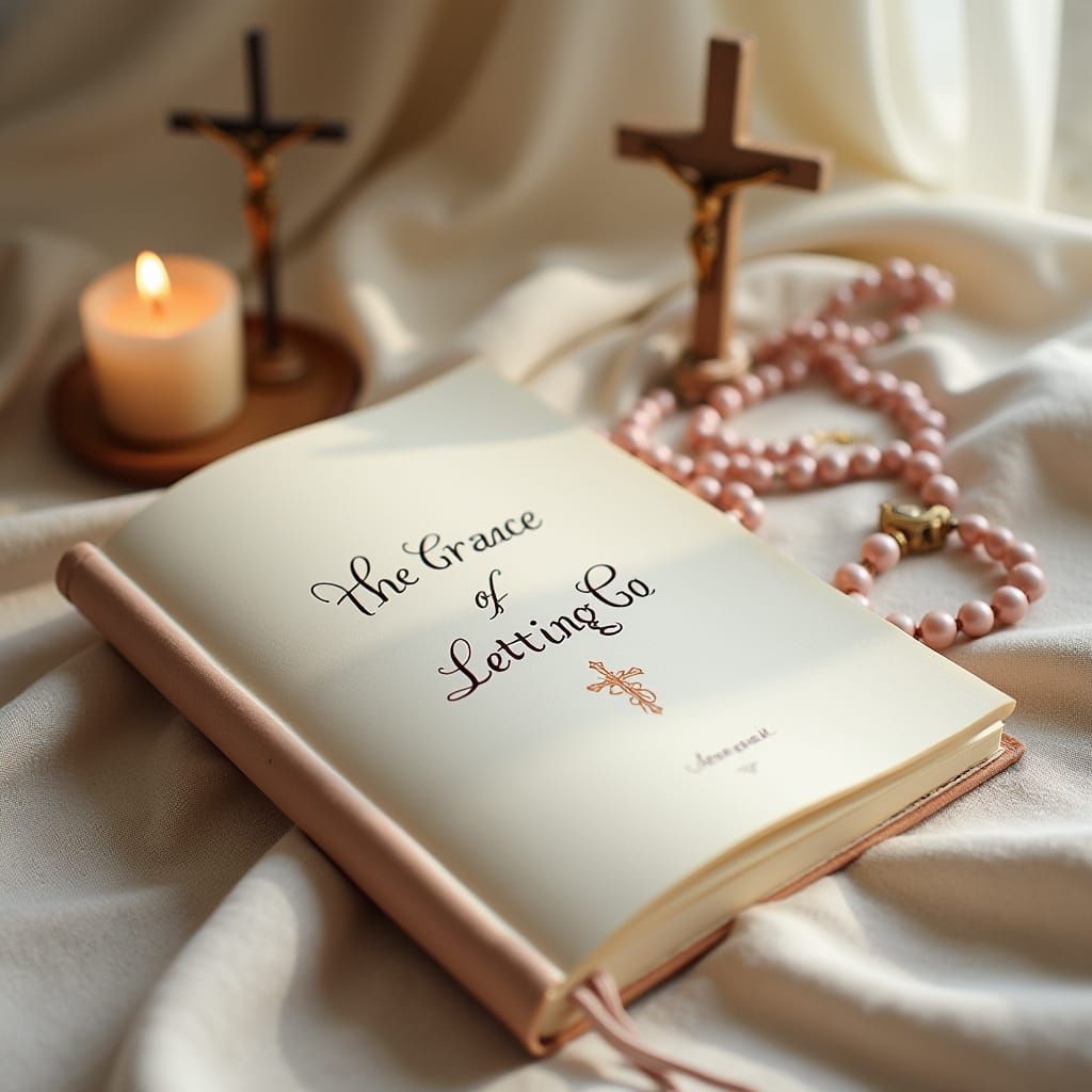 Catholic Prayer Journal Still Life in Soft Light