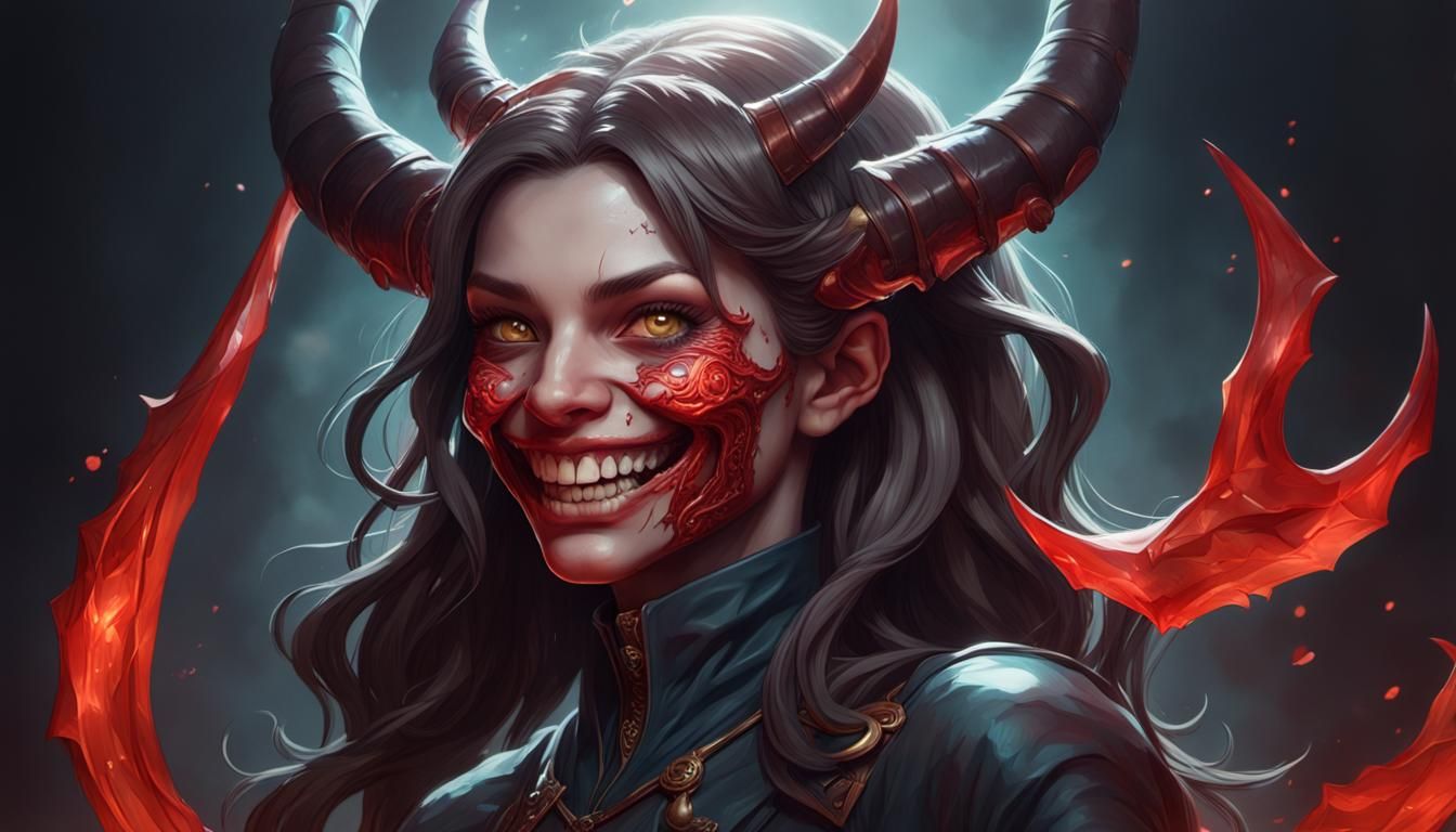 Creepy Demon Woman Reveals Herself: Concept Art
