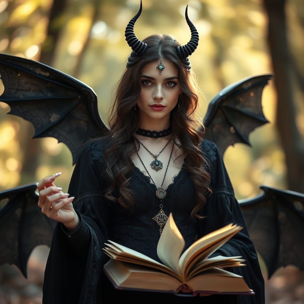 Selene Blackthorn: Sorceress of Shadow, Professional Photogr...