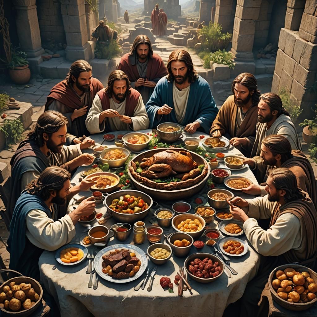 The Last Supper: Detailed Matte Painting