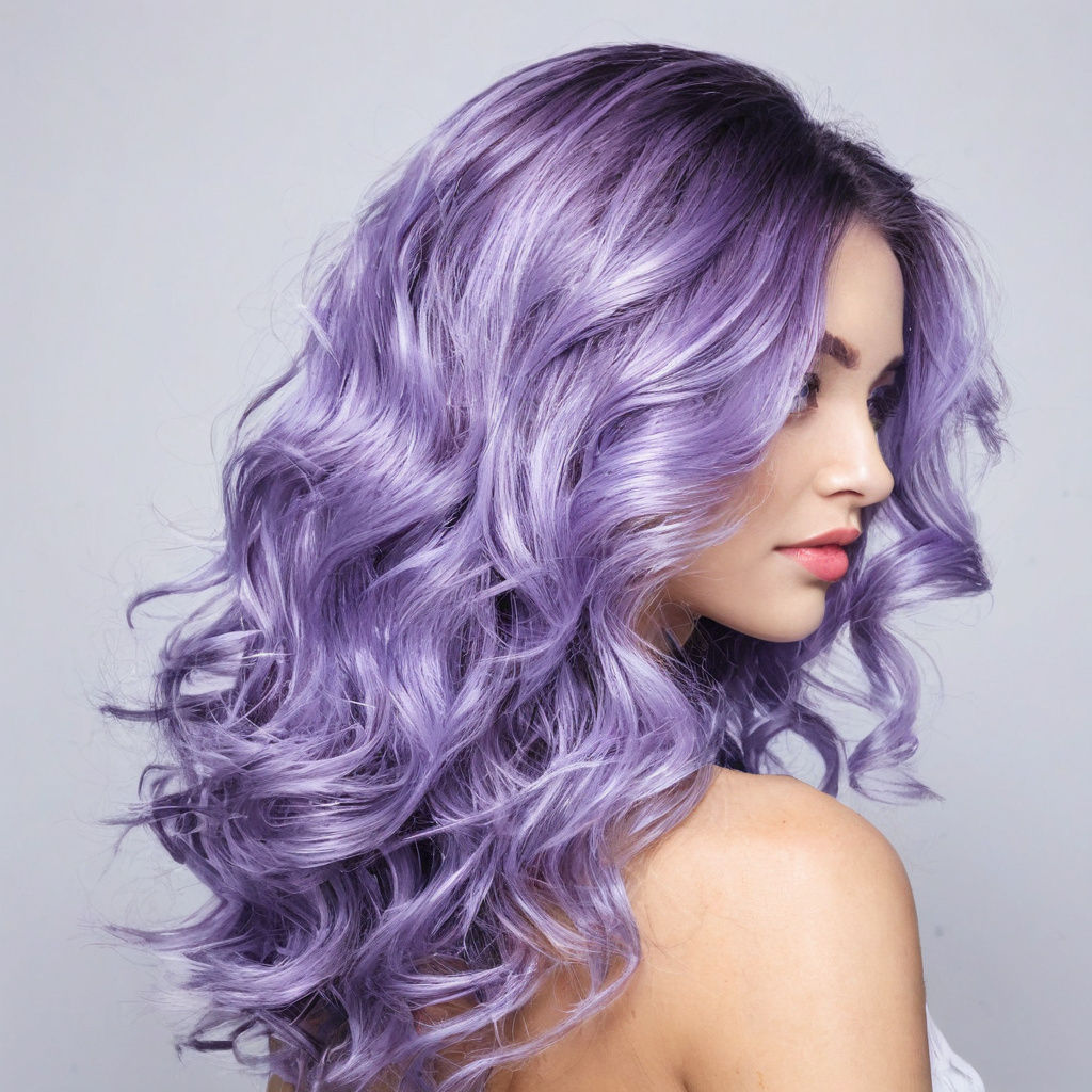 Celestial Goddess in Lavender and Amethyst Majesty