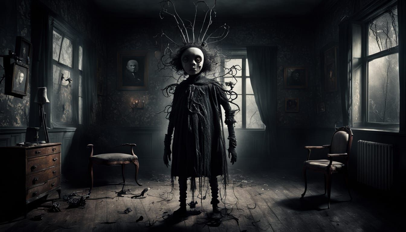 Madness Incarnate in a Dimly Lit Chamber