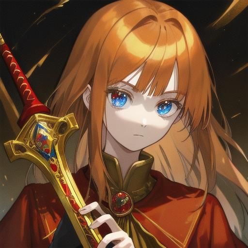 Queen in Royal Regalia on Horseback Portrait