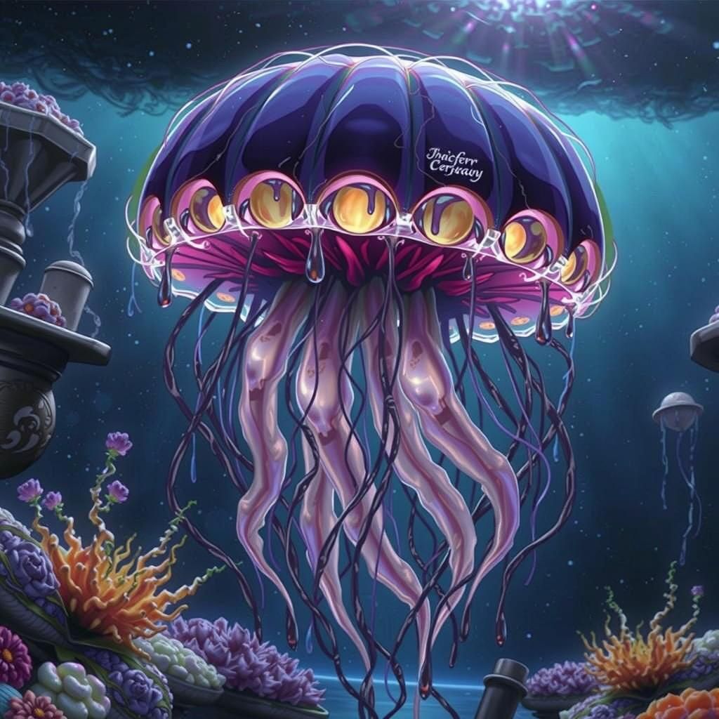 Amorphous Crystal Ooze Monster Boss