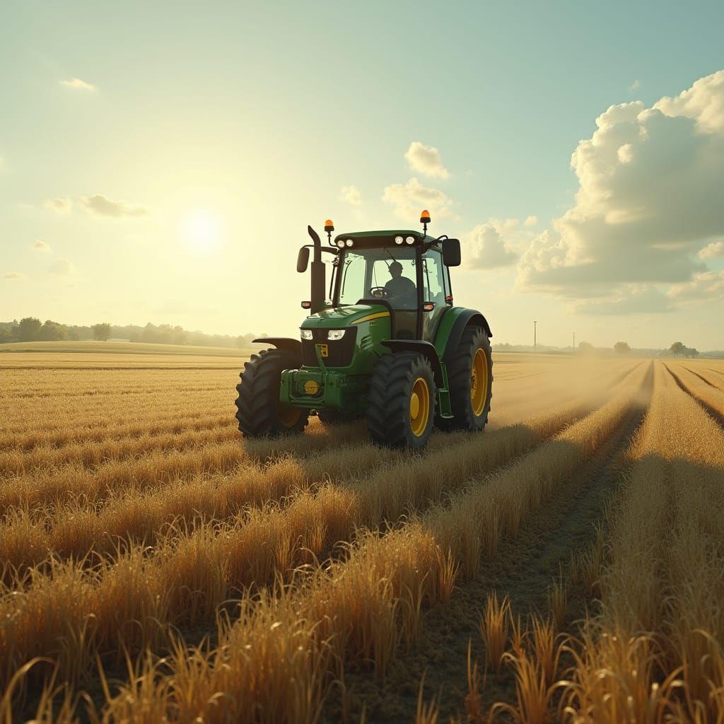 Farmer in a Futuristic Field: Optimized Tractor Routes and S...