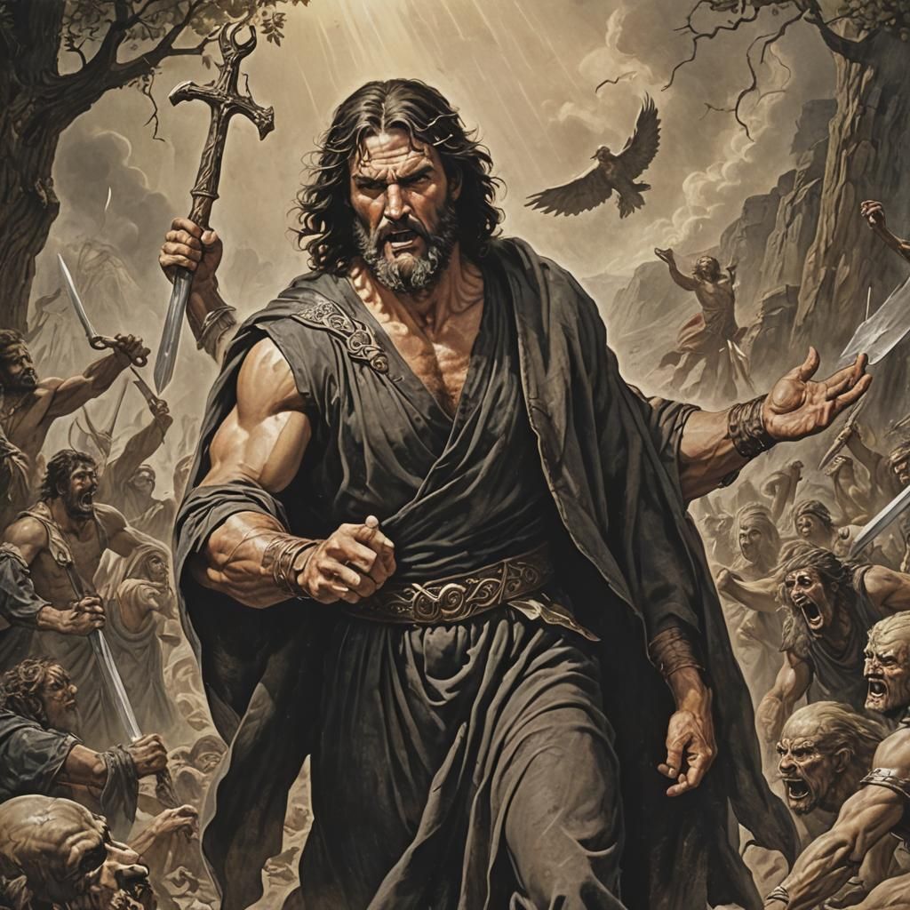 Cain's Exile: A Biblical Scene