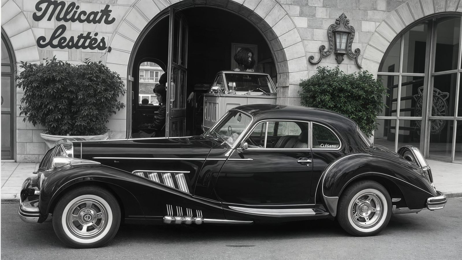 All Black 1982 Clénet Séries II Coupe