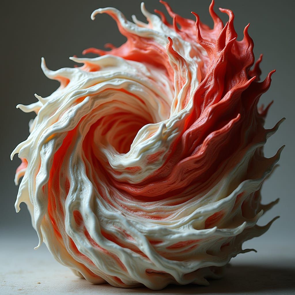 Hyperrealistic Sculpture of Imminent Glory