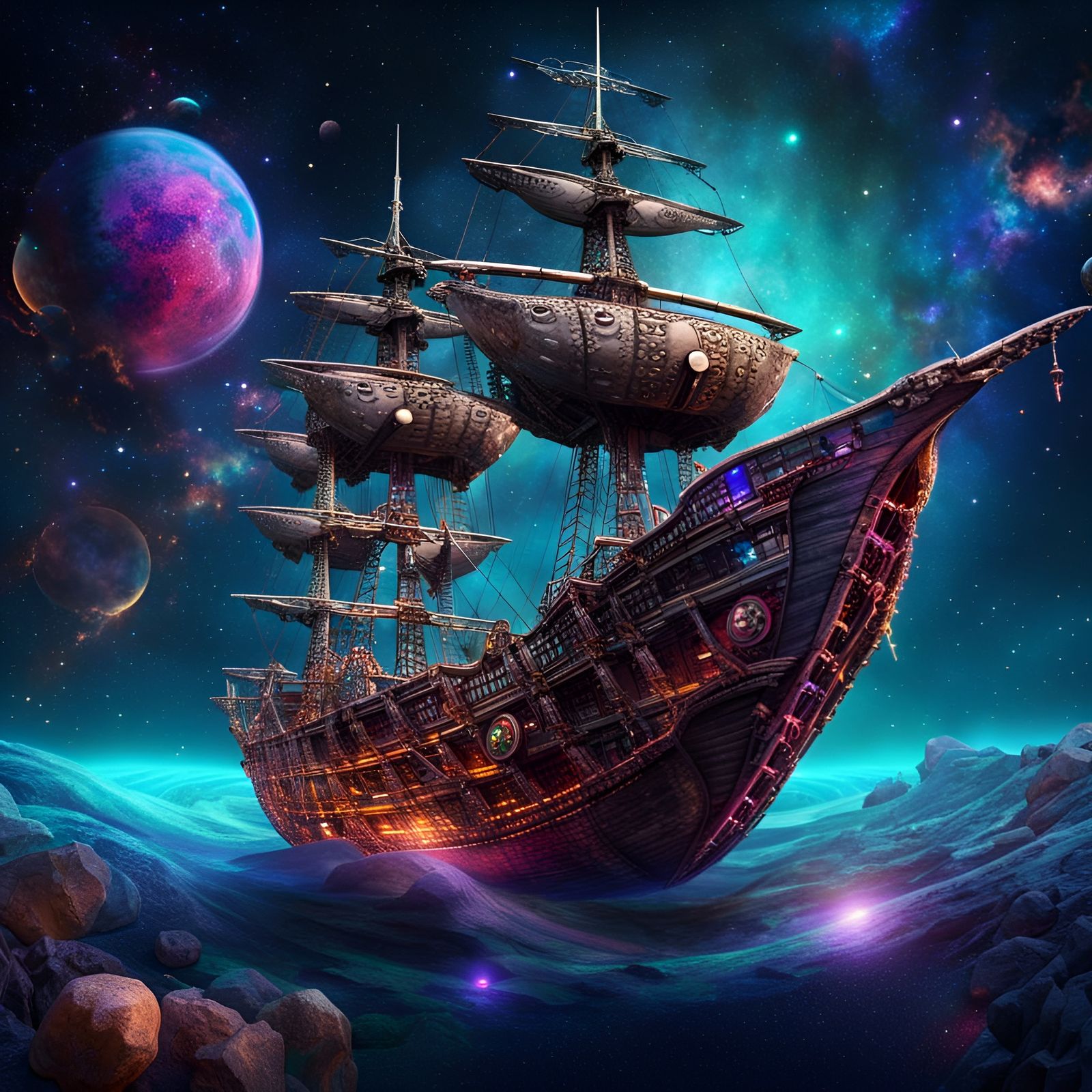 The Cosmic Pirate Crew