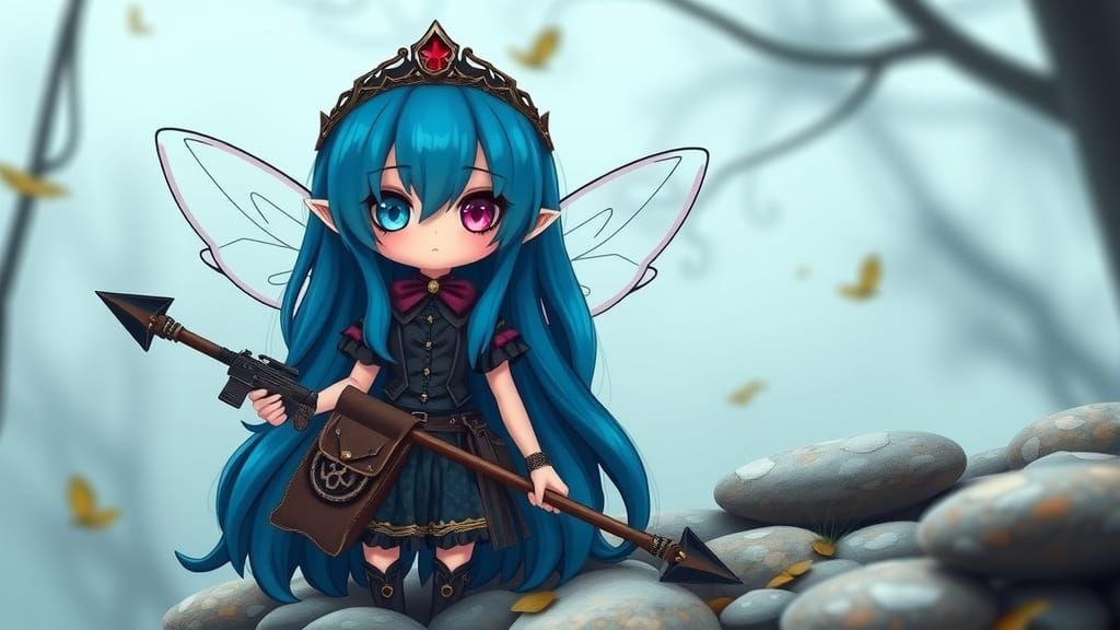 Kawaii Gothic-Hippie Fairy: Adventurer and Explorer