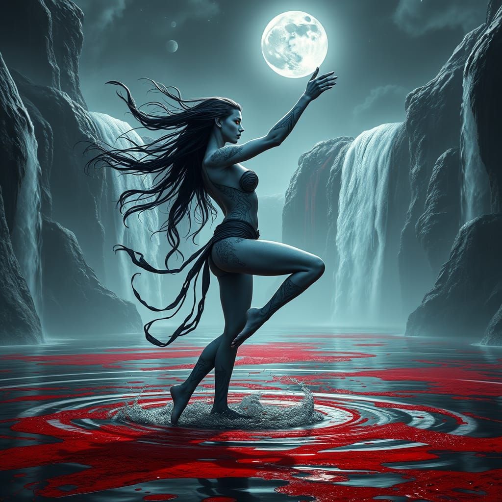 Mystical Warrior Woman's Dance of Conquest