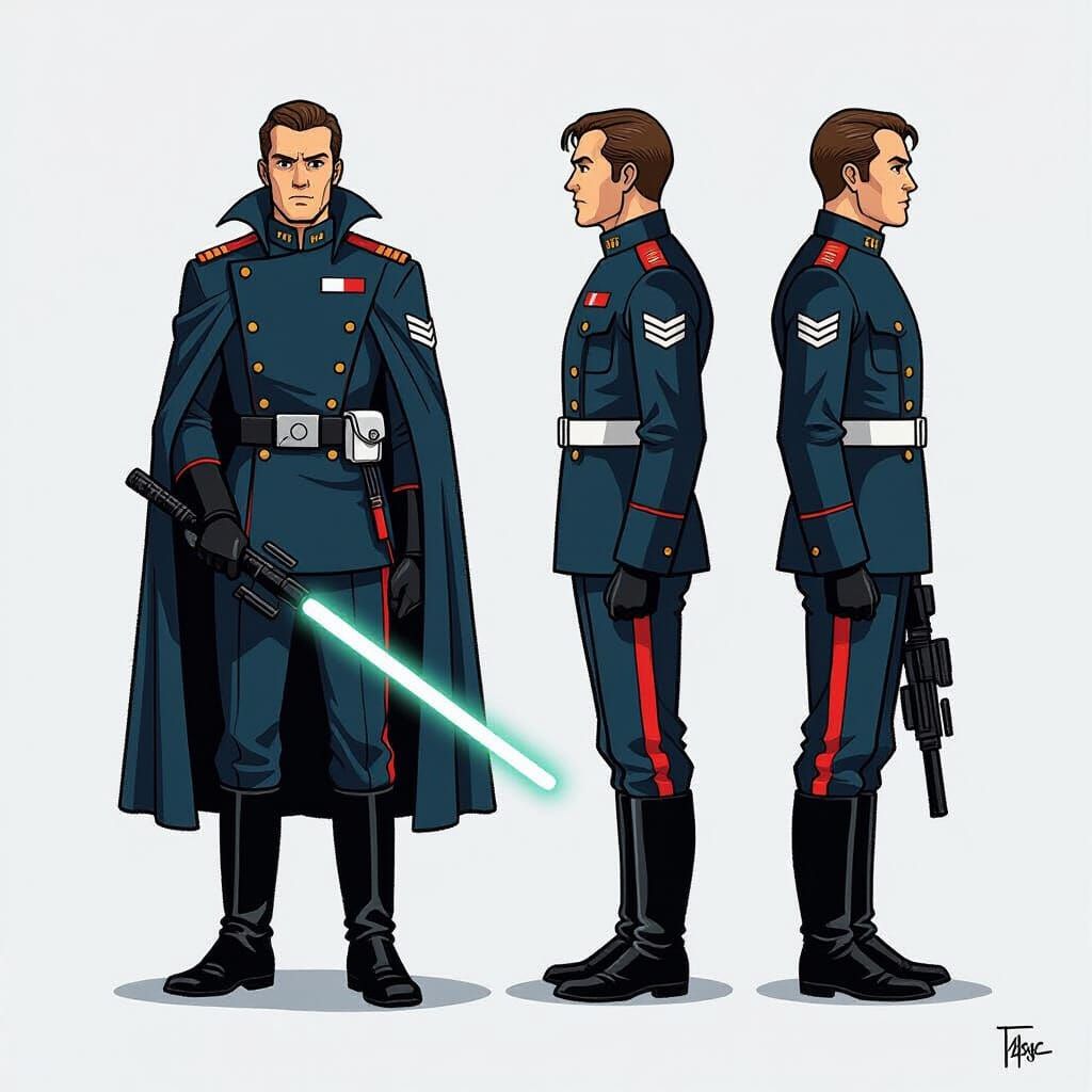 Star Wars Imperial Officer in Dutch Uniform