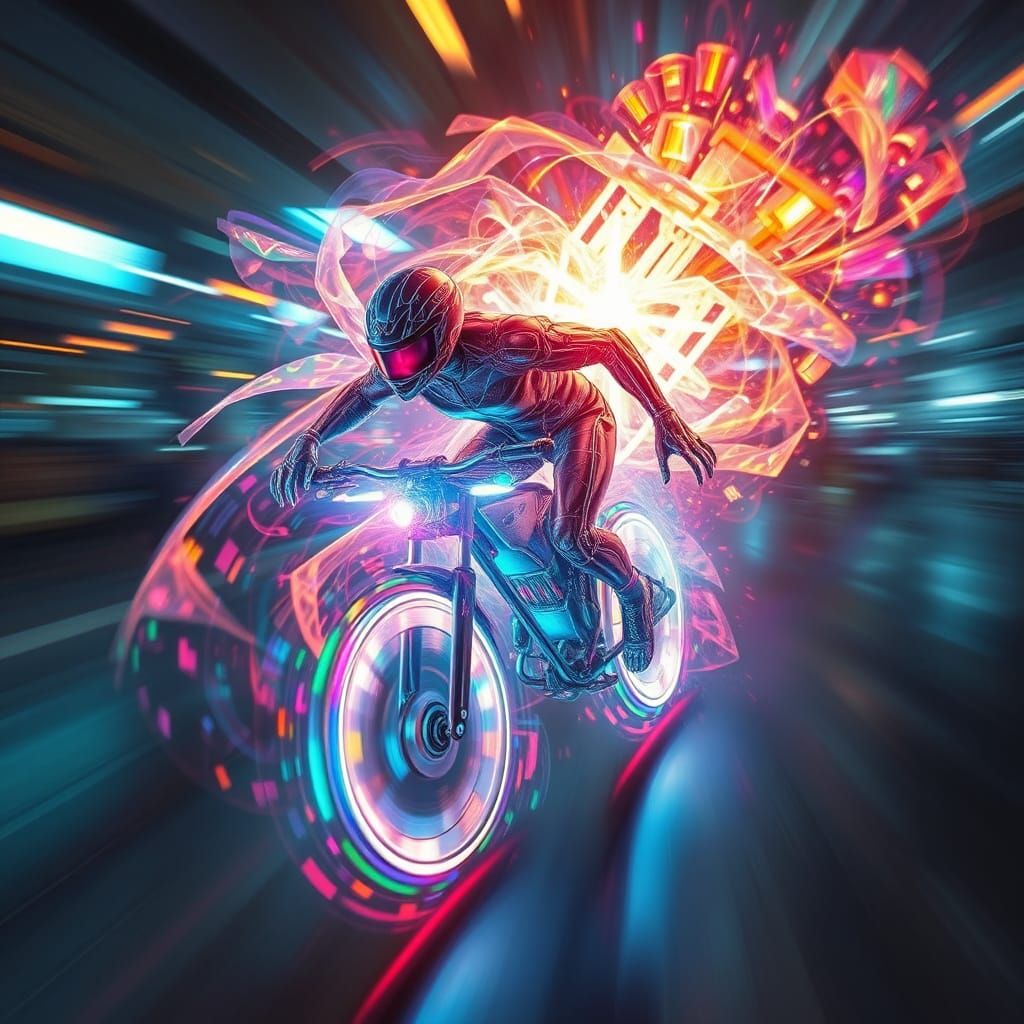 Luminous Flux in High-Speed Futurism