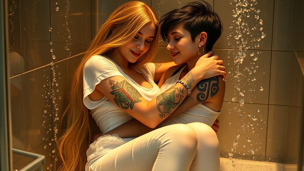 Ukrainian Rusalka Goddess in Modern Love