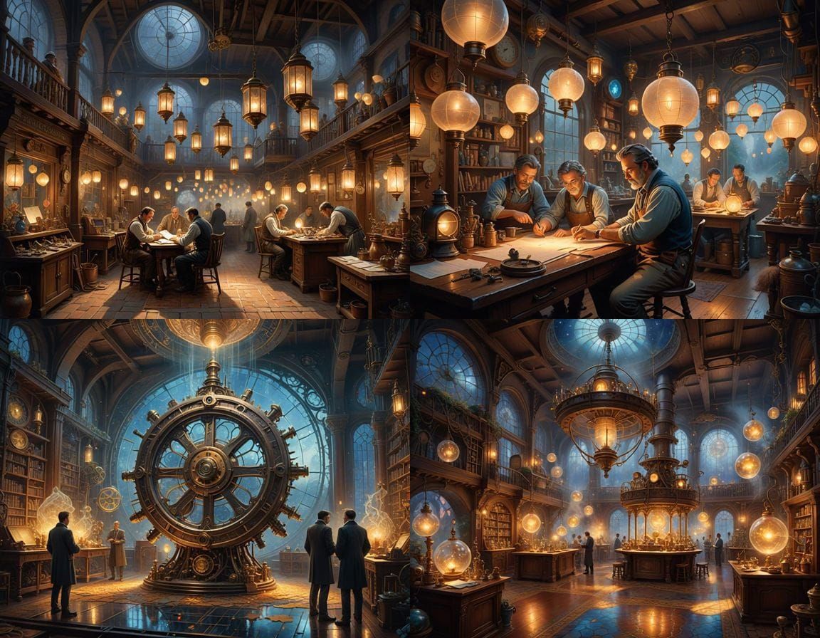 Inventors in Enchanted Workshop