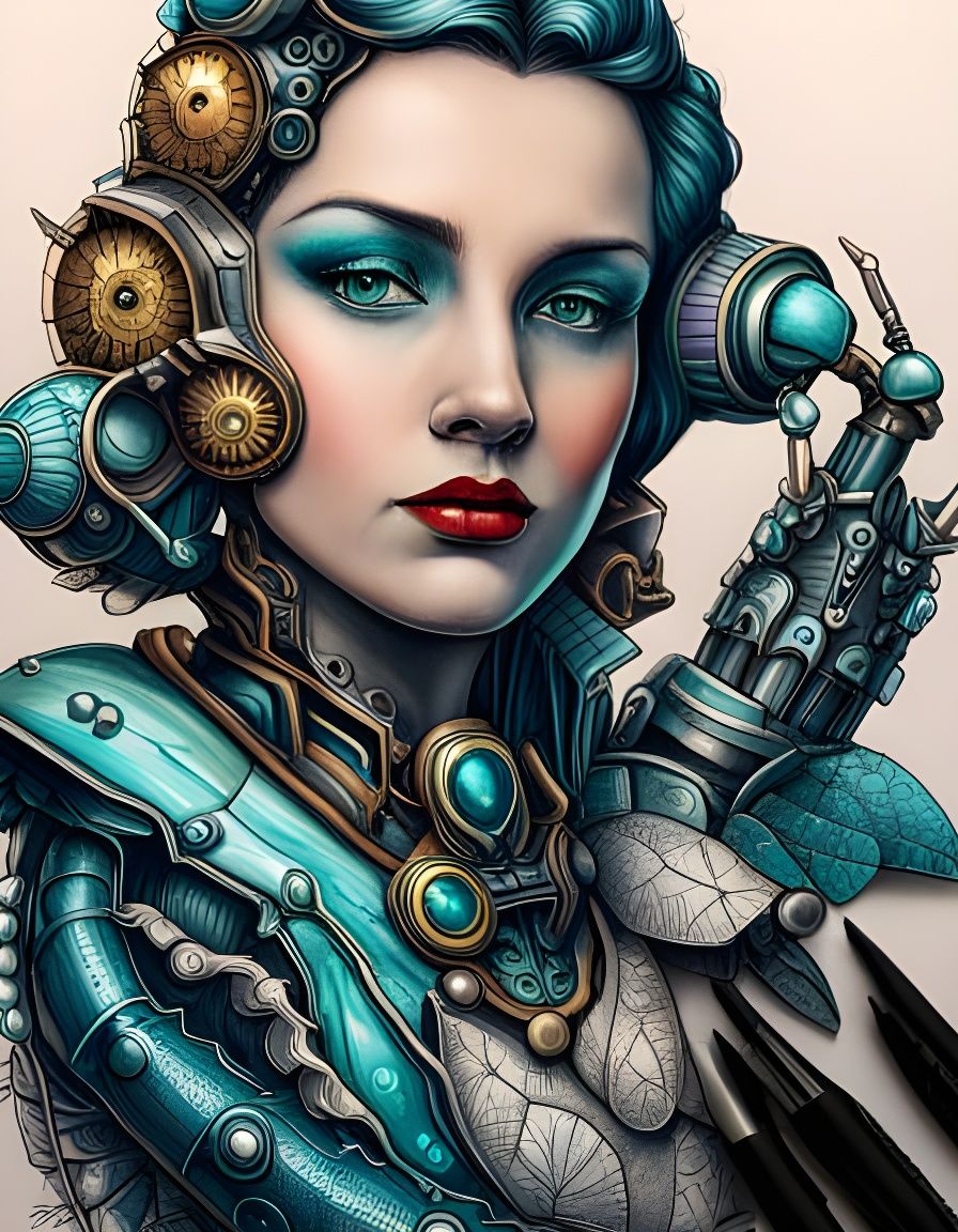 Steampunk Bugs with Iridescent Armor