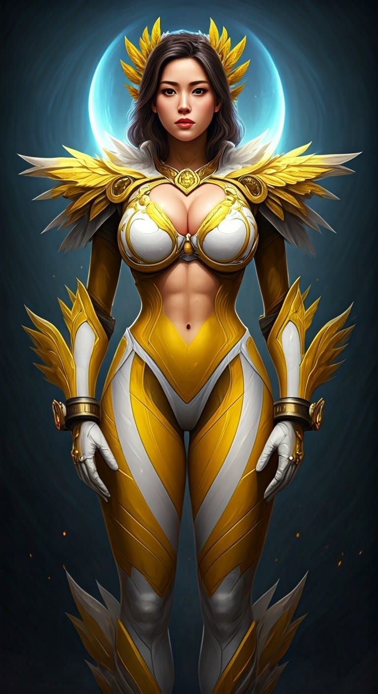 Soccer Goddess in Qilin-Inspired Armor
